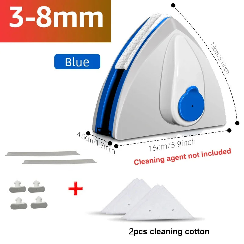 Double Sided Magnet Windows Cleaner Automatic Drainage Wiper Glass Window Washer