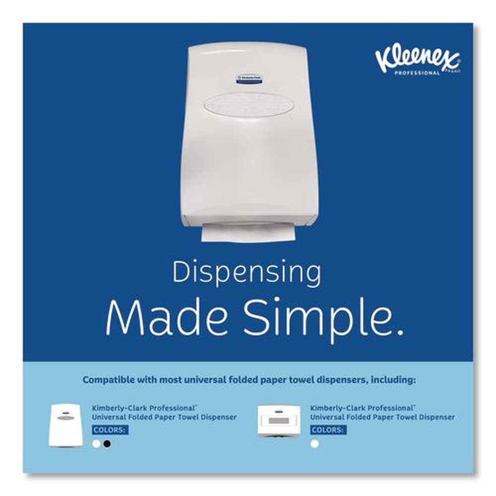 Kleenex 02046 9.2″ x 9.4″ Multi-Fold Paper Towels – White (150/PK, 8 PK/CT) New