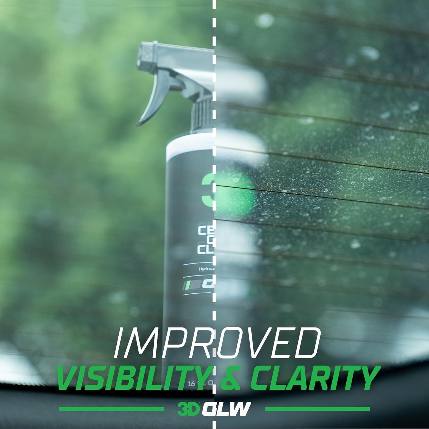Professional SiO2 Glass Cleaner 1 Gallon – Clear & Protected Windshields Anytime