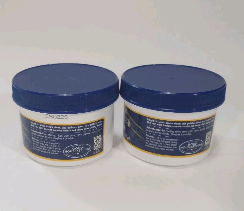 Wright’s Silver Cleaner and Polish Cream – 8 Oz 2PACK