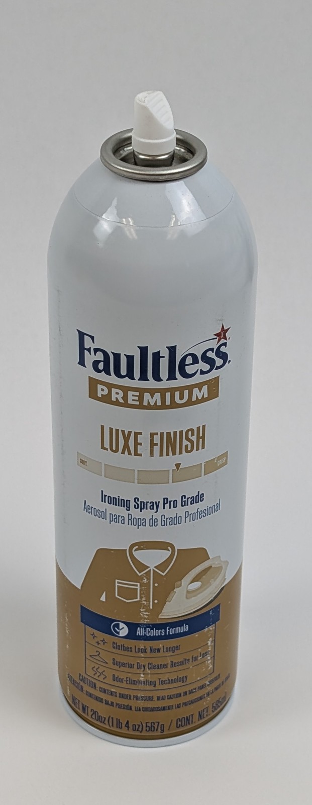 Faultless Premium Luxe Finish Ironing Spray Starch 20oz Pro Grade Set of 8