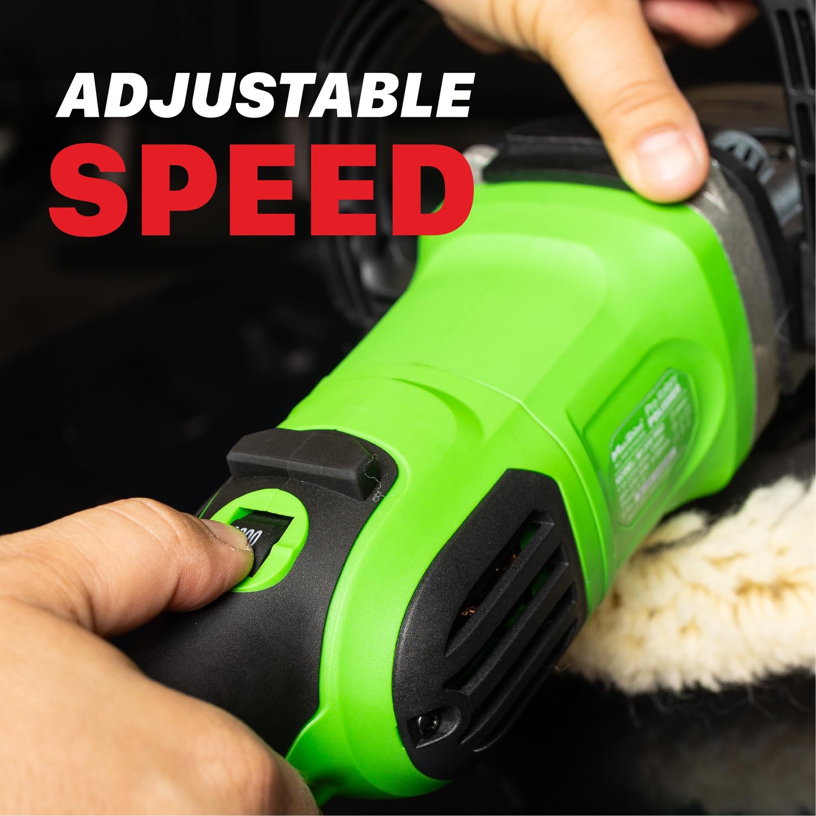 Maxshine M1300 Pro Rotary Polisher – 7” 1300W Car Buffer Removal, Glossy Shine