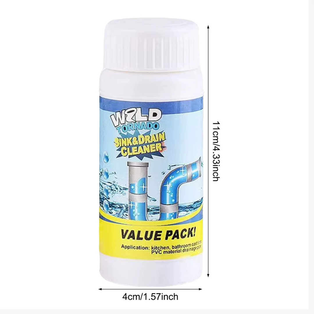 1~5x Wild Tornado Powerful Sink Drain Cleaner High Efficiency Clogging Cleaner**