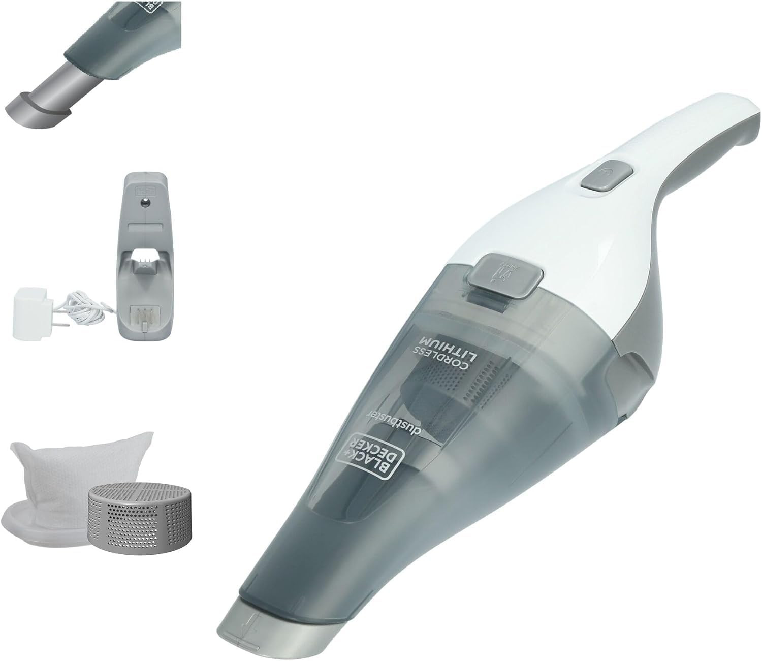 BLACK+DECKER Dustbuster Cordless Handheld Vacuum, Portable Car Vacuum Cordless R