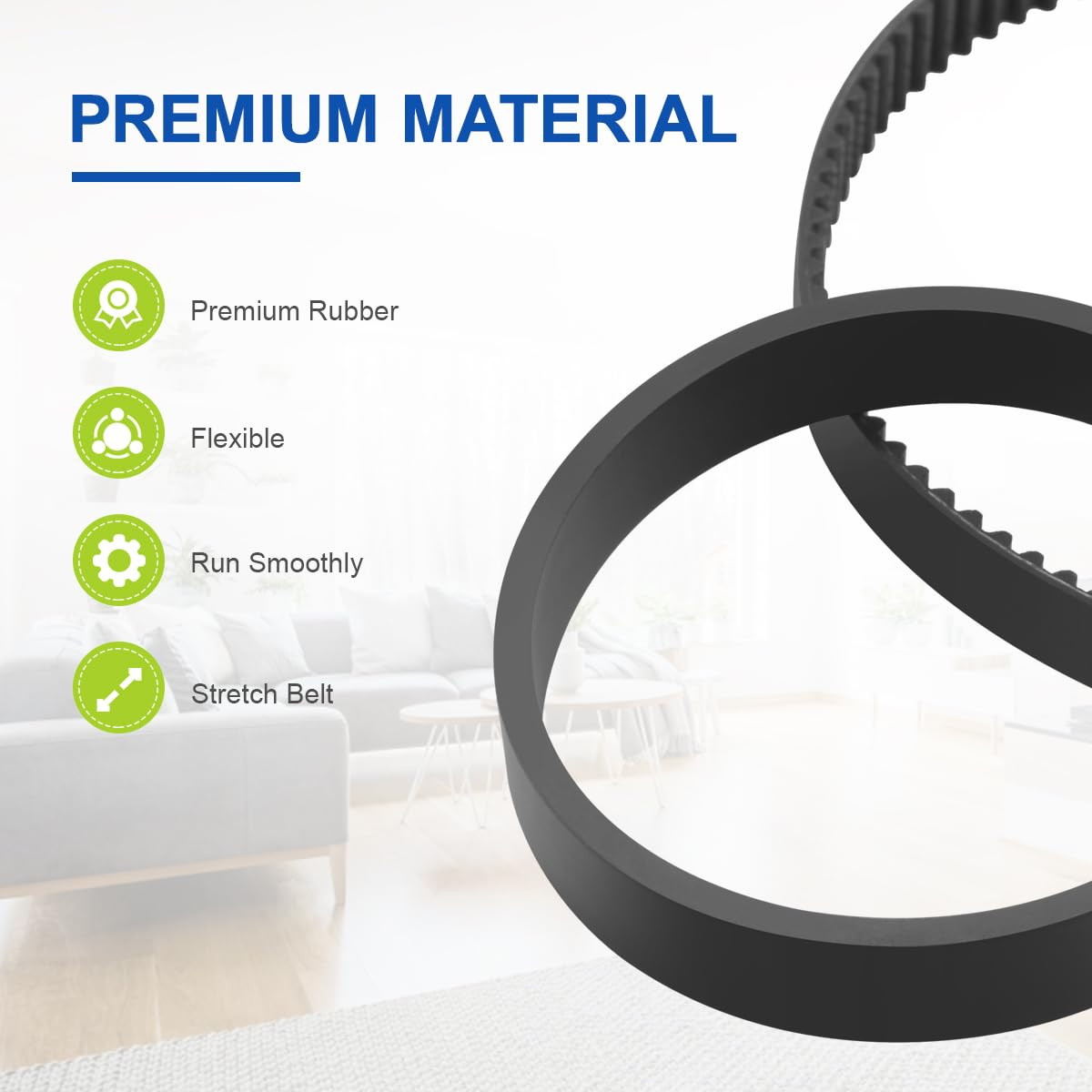 Replacement Belts for TurboClean DualPro Pet 3071 3067 3072 3109 1626502 1626486