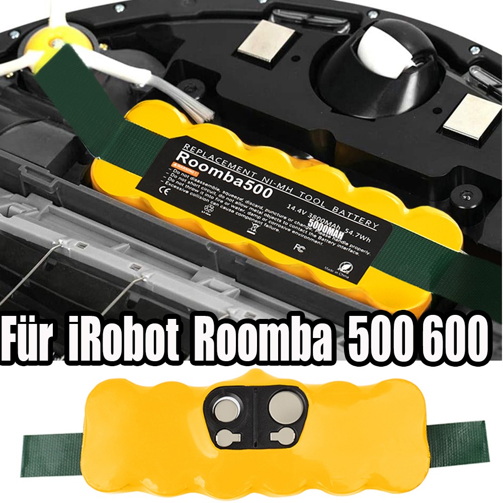 For Roomba 650 655 Battery R3 500 600 700 800 900 550 770 780 790 R3 5.0Ah 14.4V