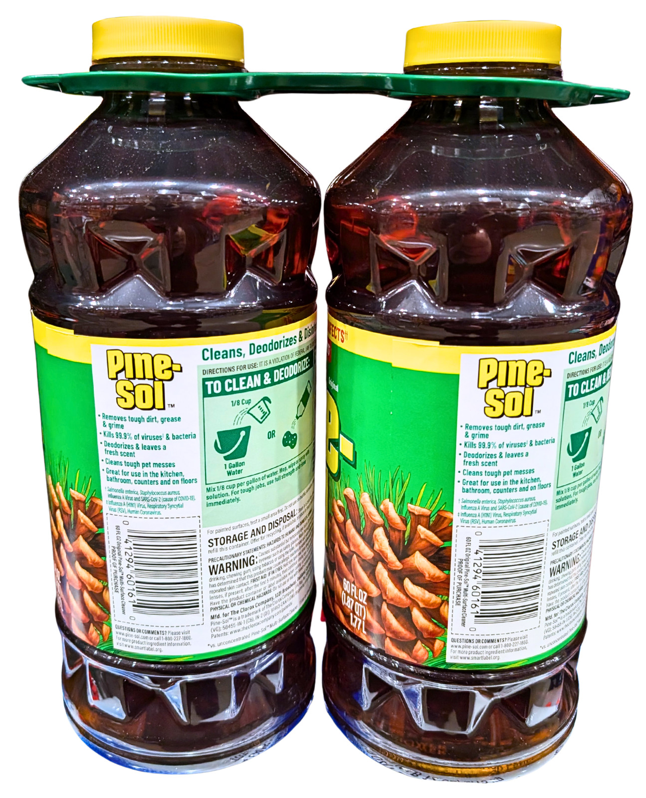 Pine-Sol Multi-Surface Cleaner 2X Concentrated Original 2 Count x 60 Fl Oz