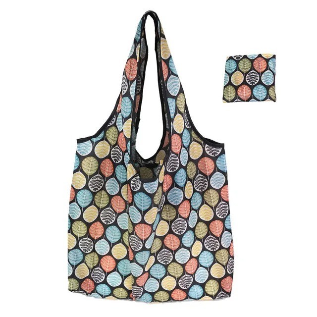 Large Reusable Eco-Friendly Folding Shopping Bag Portable Grocery Foldable Tote