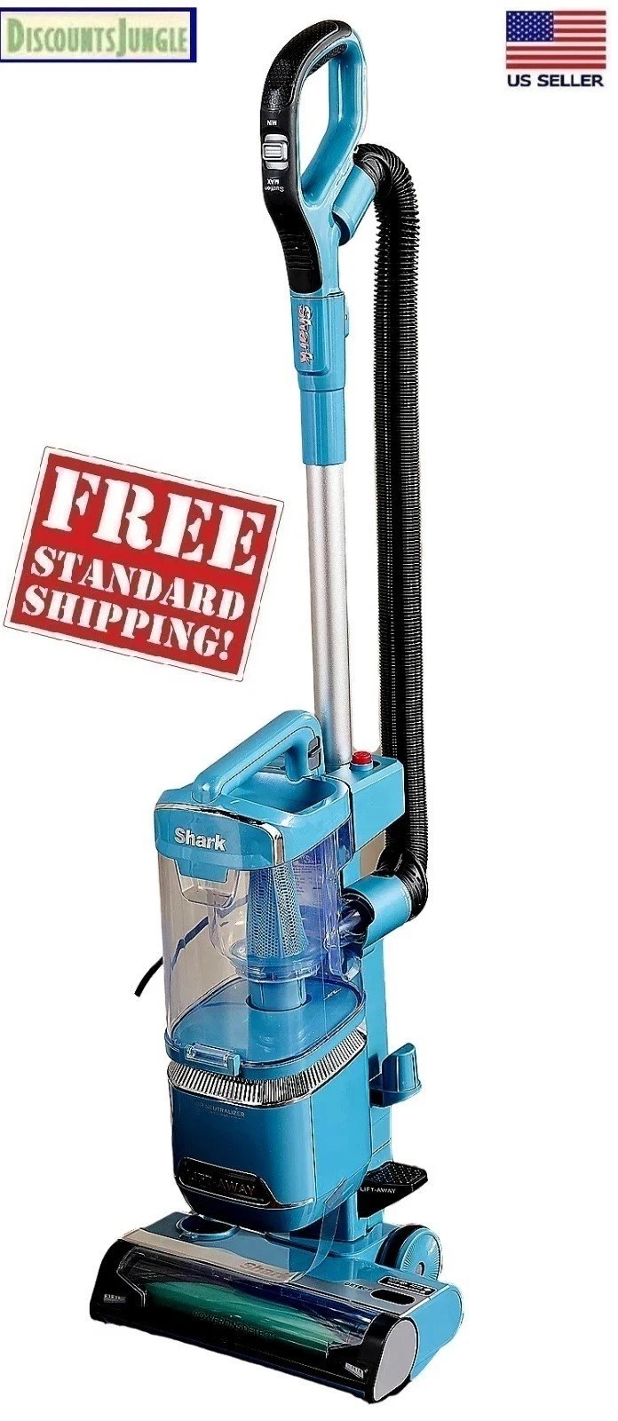 Shark NV351 Navigator Lift-Away Upright Vacuum Healthy Home Edition Blue
