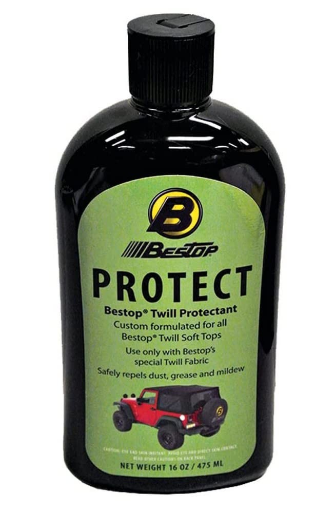 Bestop Black Twill Protectant 16 Fl Oz Cleaner For Acrylic Fabric Soft Tops