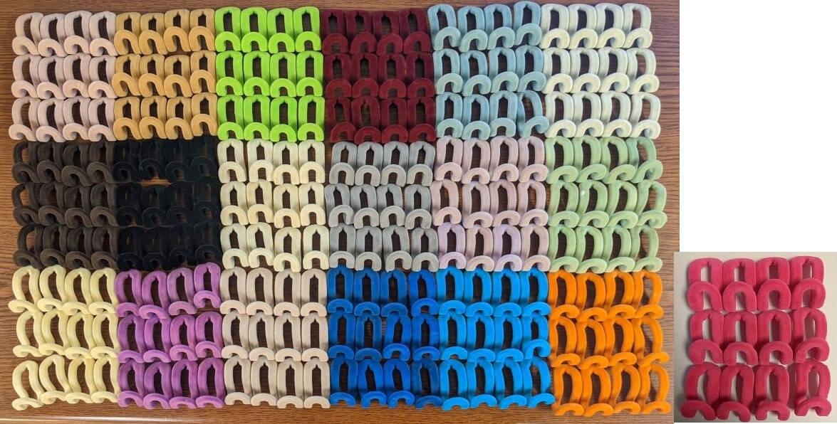 LOT OF 36 – JOY MANGANO HUGGABLE HANGERS CASCADING MINI HOOKS *SEE VARIATIONS*