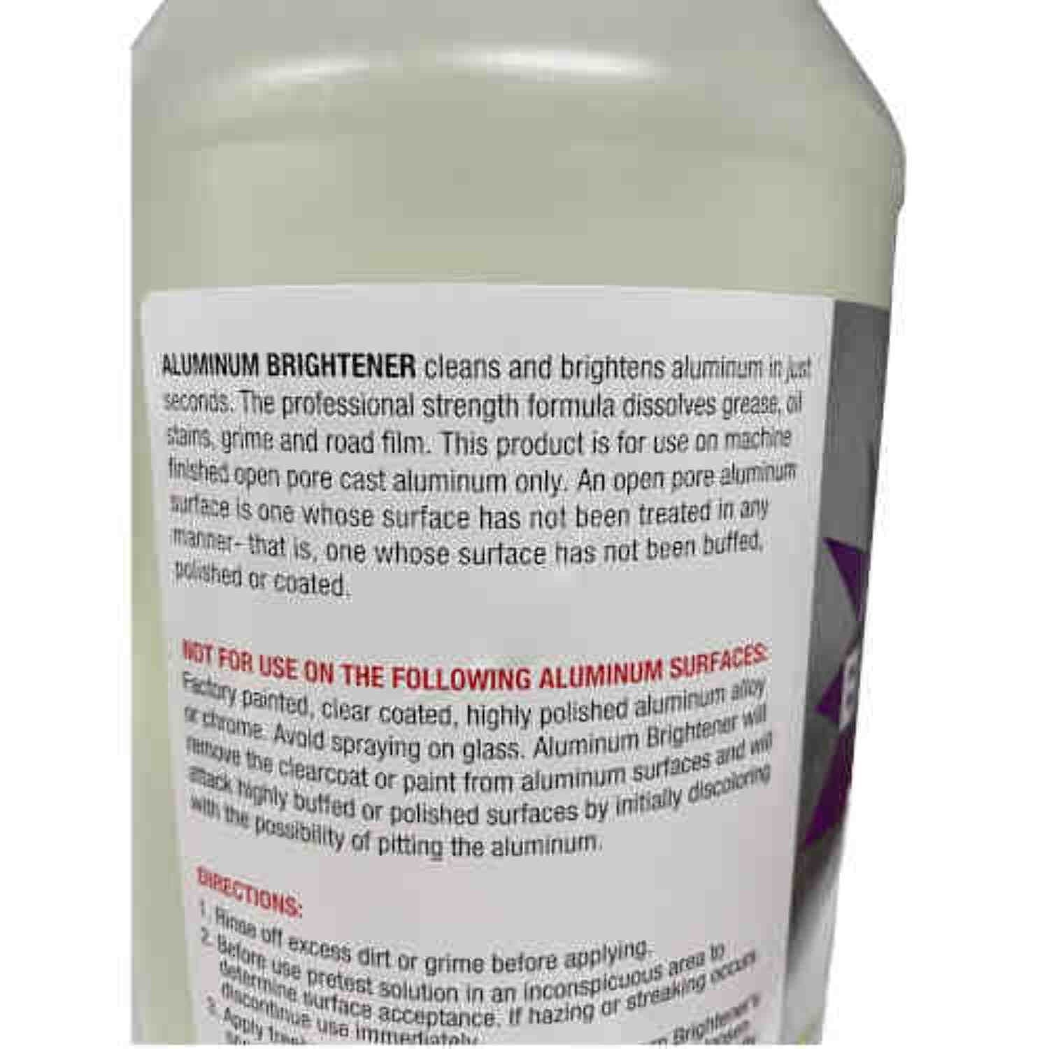 New Purple Power Aluminum Brightener, Professional Strength Cleaner, 1 gal #4120