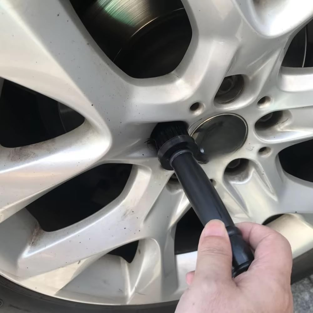Wheel Lug Nuts Cleaning Brush Lug Nut Covers Brushes for Wheel Brush Kit Car Det