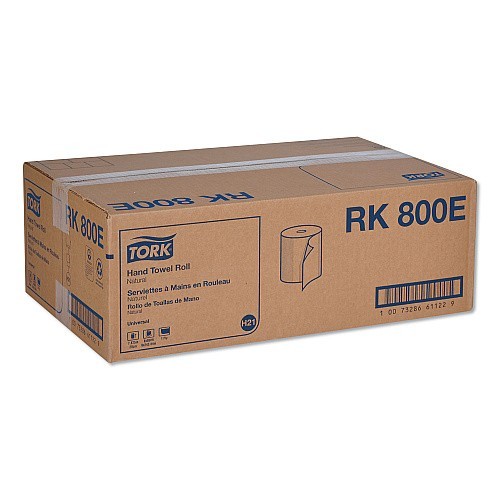Tork® Universal Hardwound Roll Paper Towels, Brown, 800-ft.