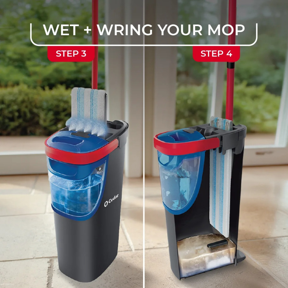 O-Cedar H2prO Flat Mop System