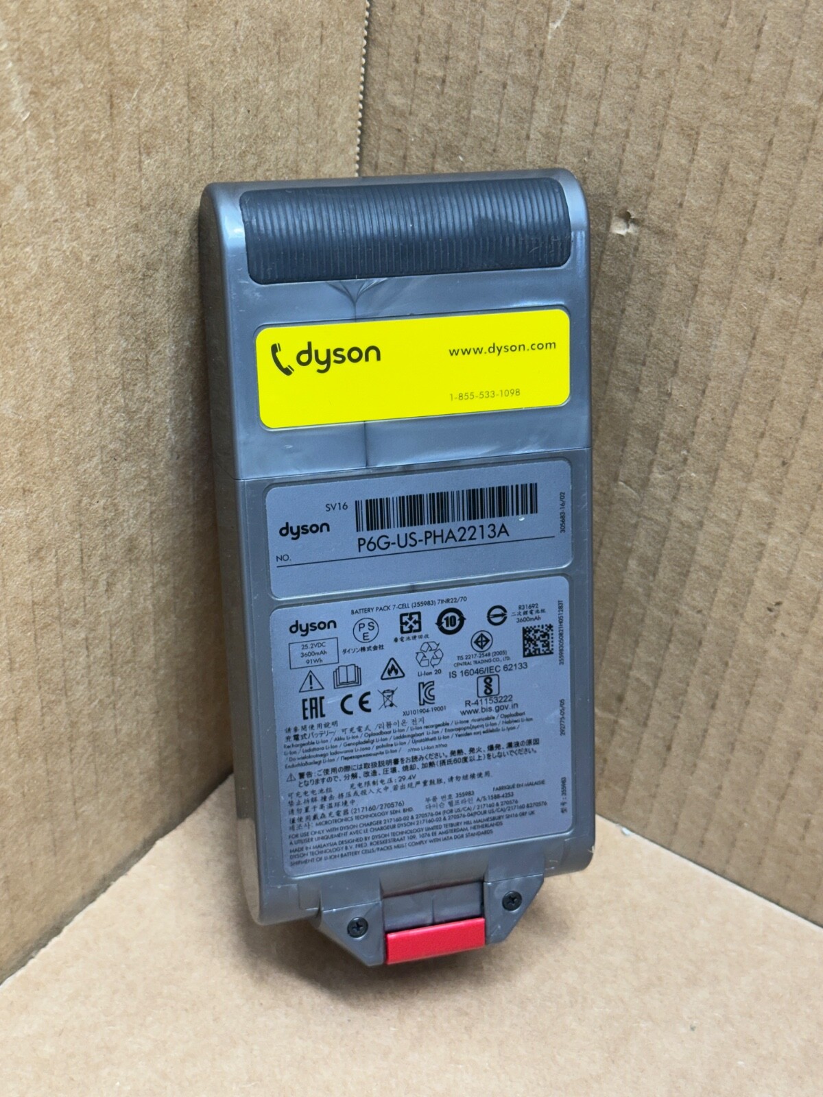 GENUINE DYSON CLICK IN BATTERY OUTSIZE [SV16] FOR V15 V11 – SV29 SV15 SV22 SV28