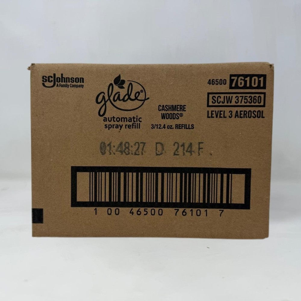 6 Pack – Glade Automatic Spray Air Freshener Refills, Cashmere Woods, 6.2oz