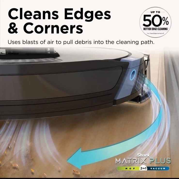 Shark Matrix Plus 2in1 Robot Vacuum & Mop with Sonic Mopping Matrix 2610WA NEW