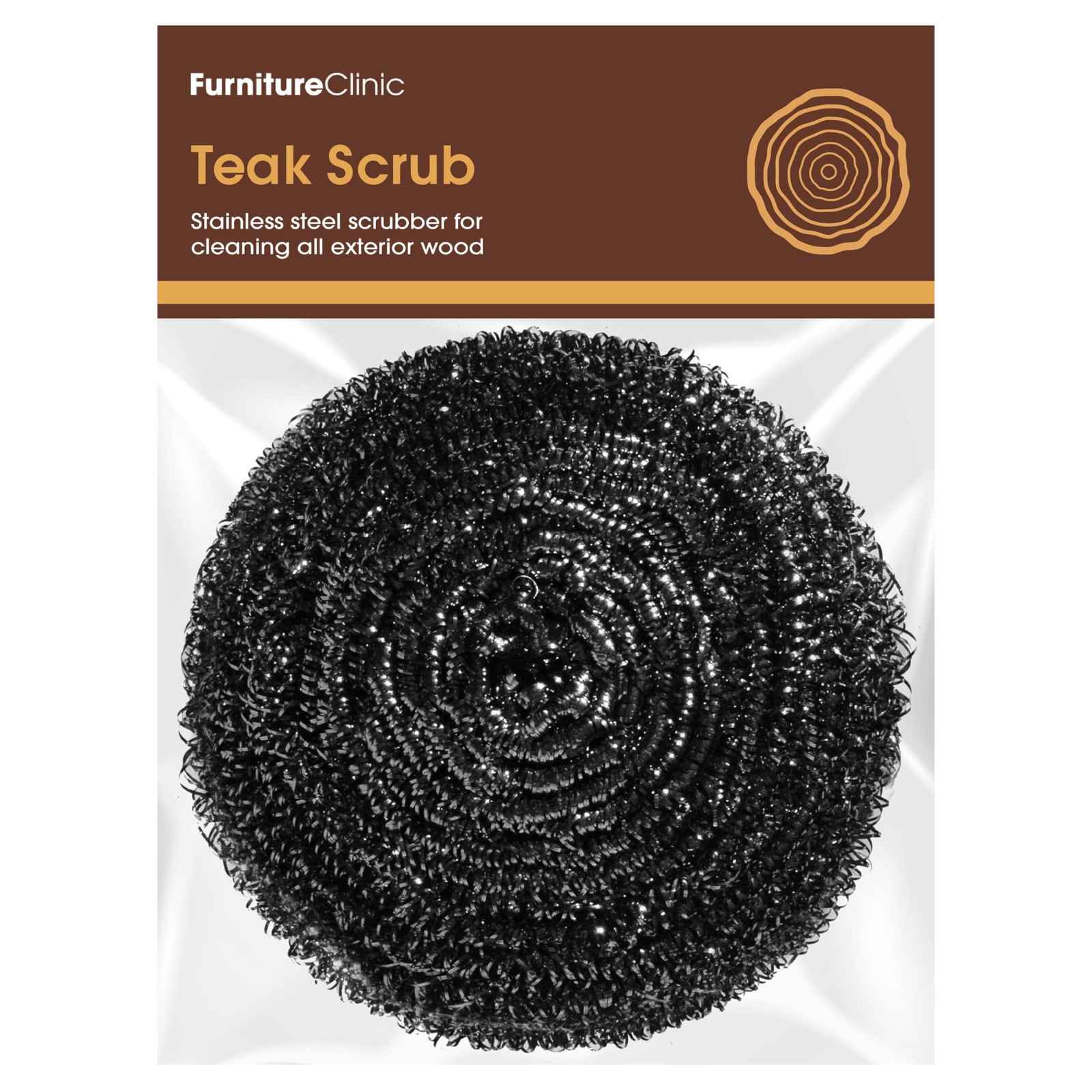 Teak Scrub for Outdoor Wood Furniture, Boats & Showers | Clean, Brighten Wood