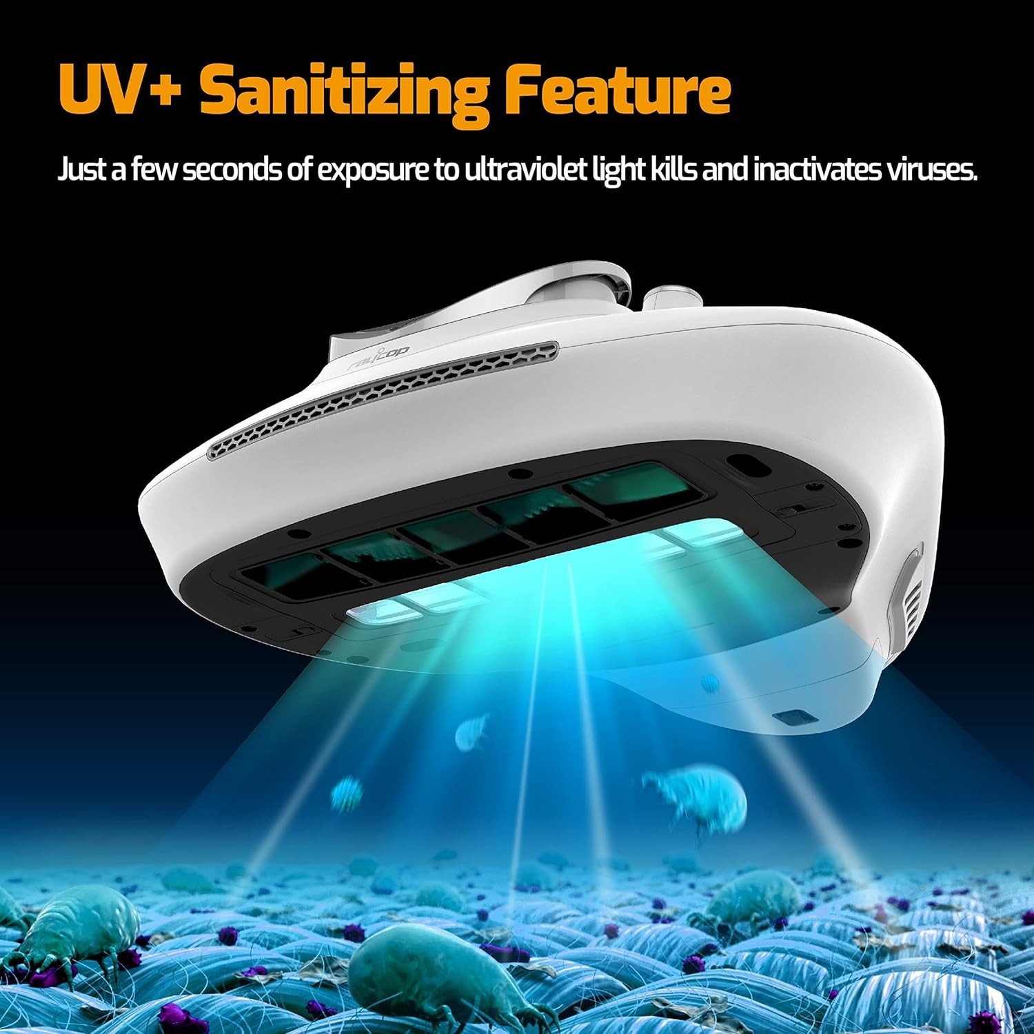 RAYCOP RN UV+ Sanitizing HEPA Allergen Vacuum Removes Dust Mite Bacteria Virus