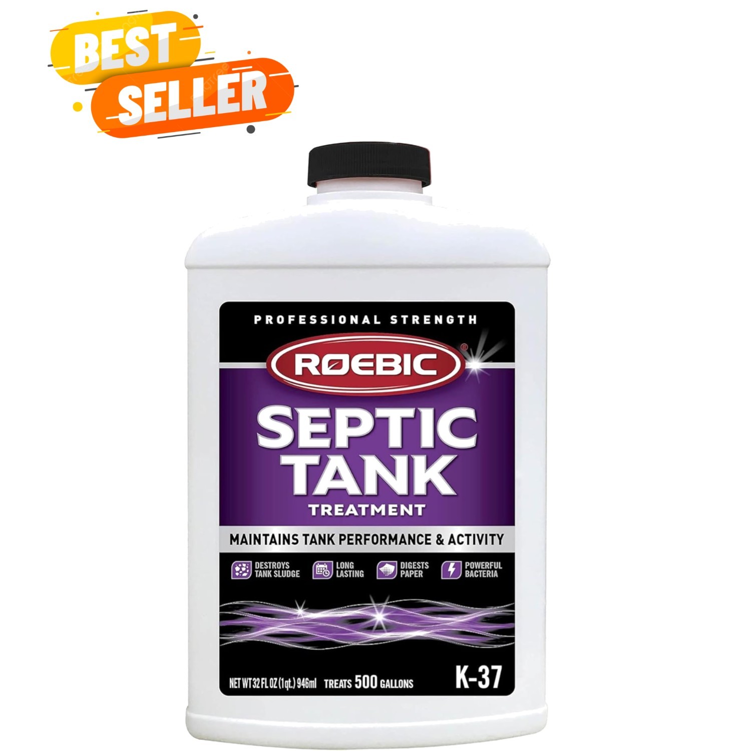 Septic Tank Treatment: Removes Clogs, Environmentally Friendly Bacteria Enzym…