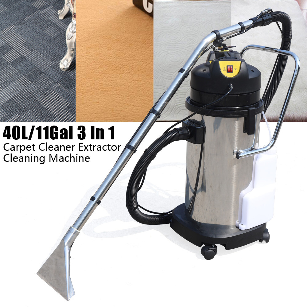 40L/60L Commercial Cleaning Machine 3in1 Carpet Cleaner Vacuum Extractor Machine