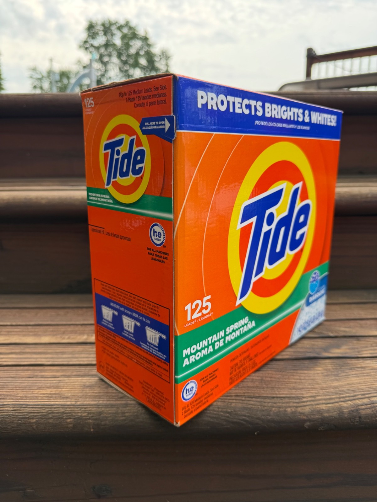 Tide Mountain Spring Clean Dissolve Powder Laundry Detergent 143oz 125 Loads NEW