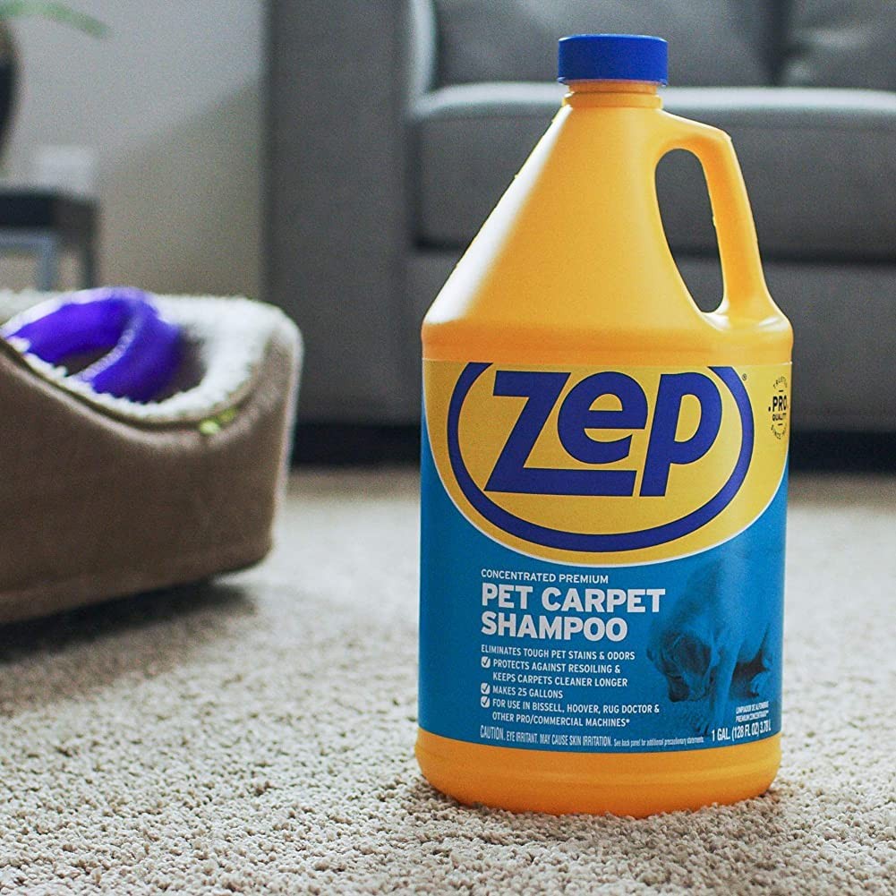 ZEP INC Carpet Shampoo, clear, 128 fl oz (Pack of 1) 128 Fl Oz