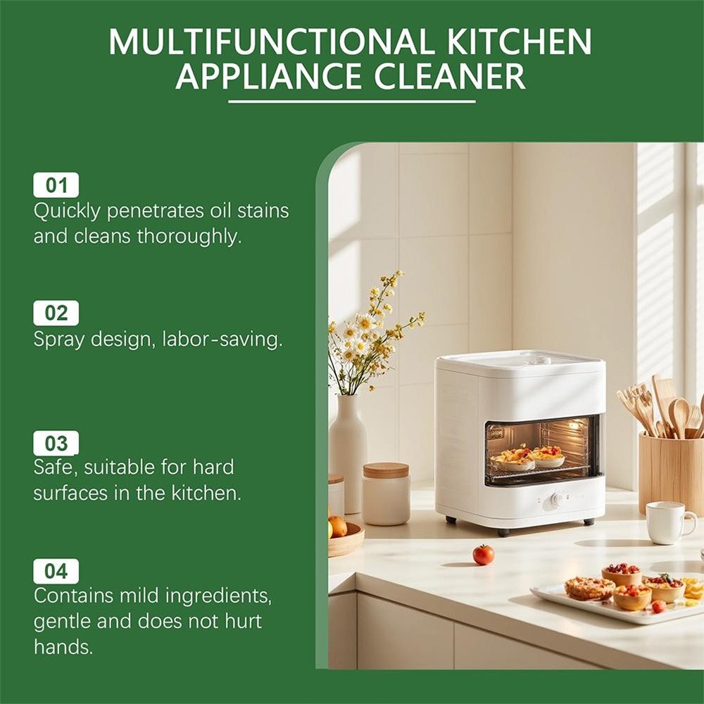 Multifunctional Kitchen Appliance Cleaner Spray 100ml Heavy Oil Stain Remover