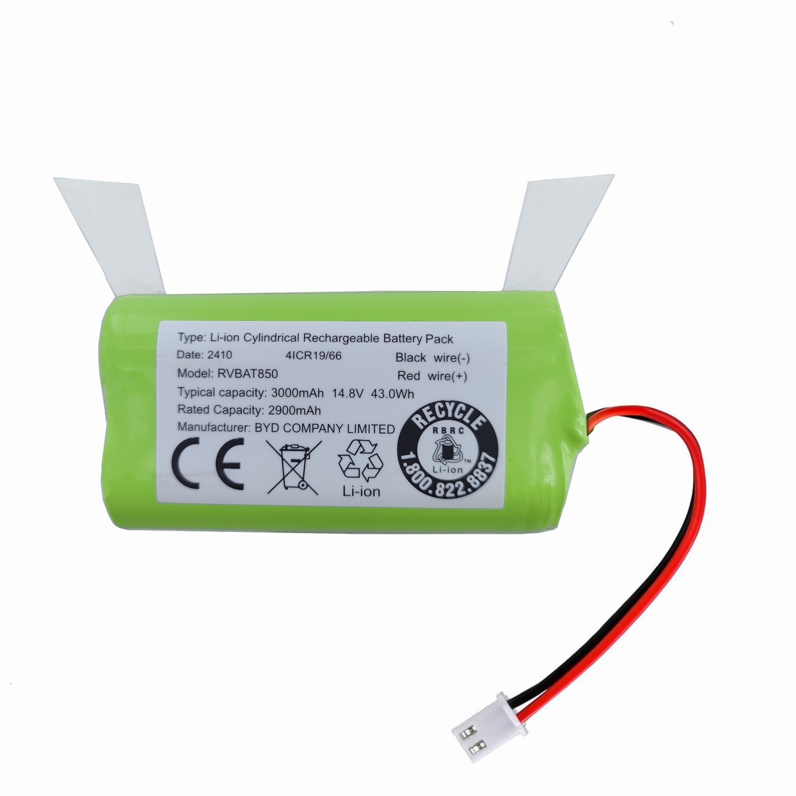 OEM Battery for Shark AI Robot R201 RV2001 RV2001WD RV2002WD RV2011DRUS AV2001WD