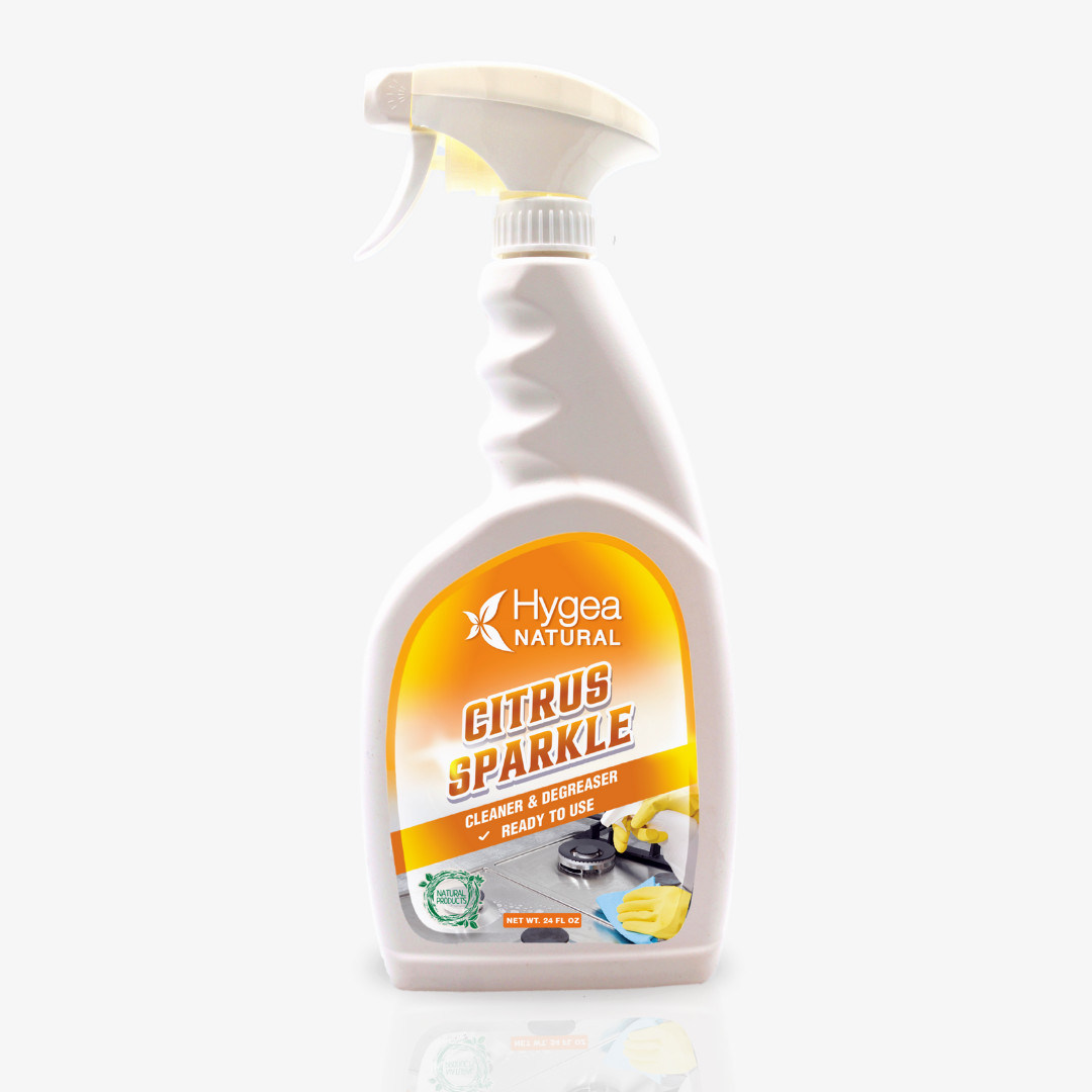 Hygea Natural Citrus Sparkle – Heavy Duty Degreaser and All purpose Cleaner