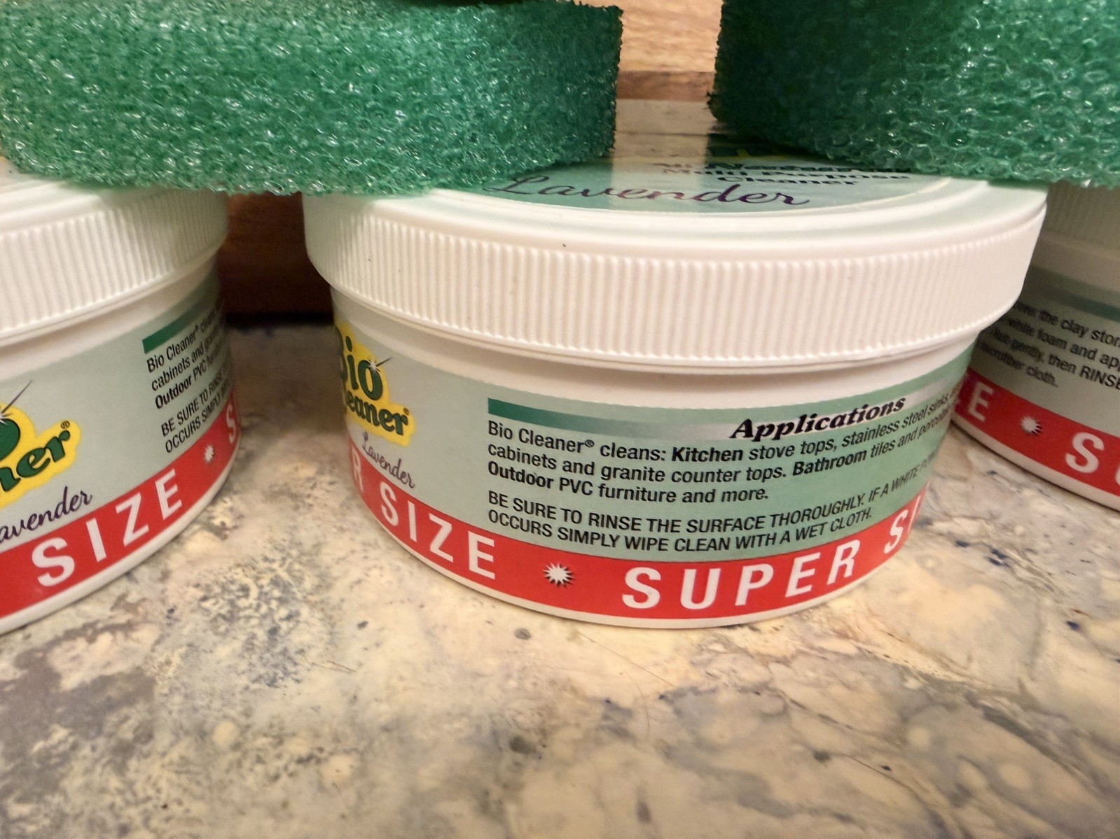 3 Rare Bio Cleaner Clay Multi-Purpose Cleaner 17.5 oz Super Size Lavender