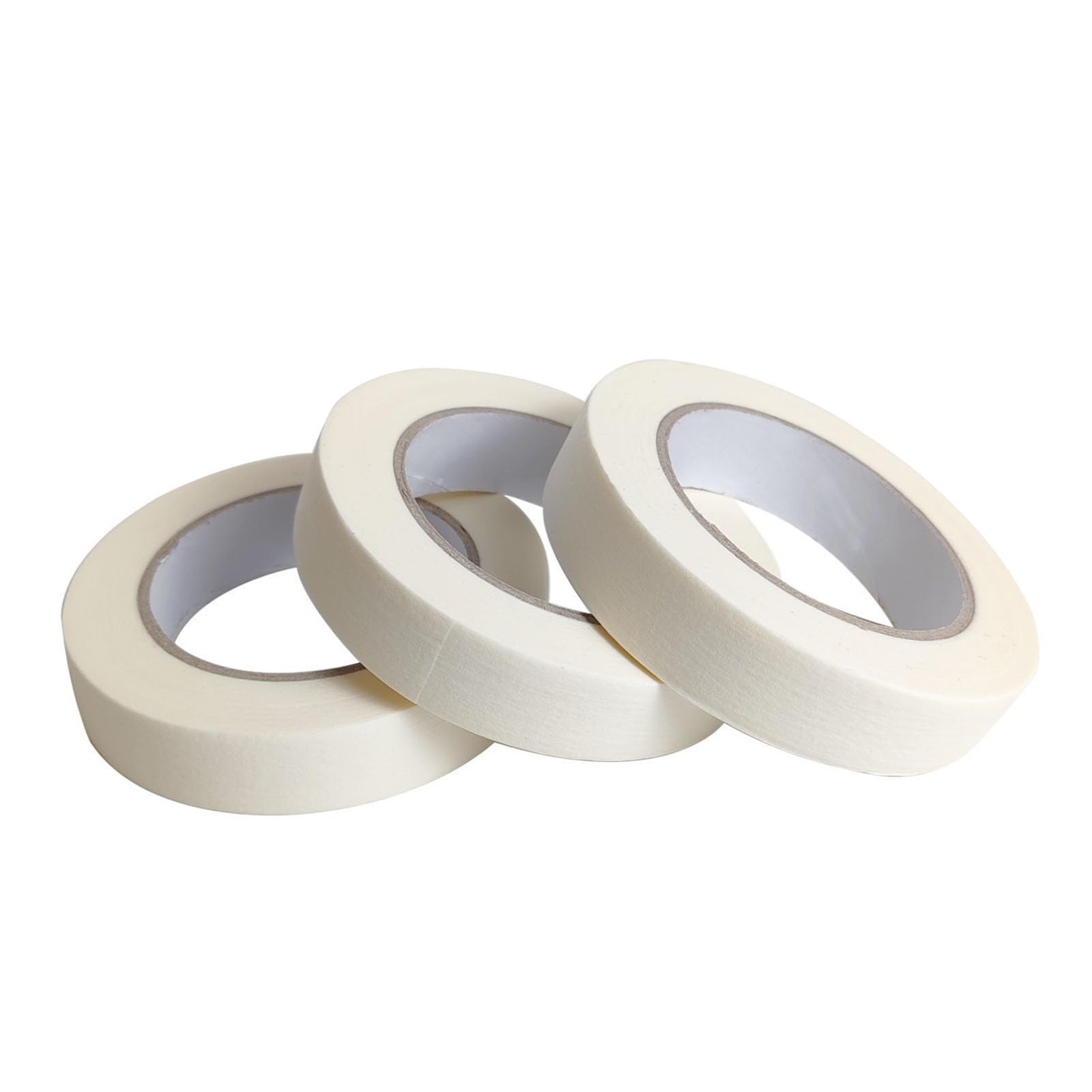 Lazybug studio Masking Tape 0.75 Inch, 3 Pack White Masking Tape, 3/4 Inch x …