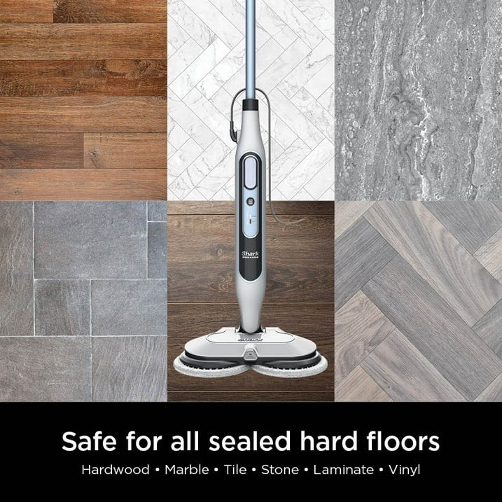 Shark Steam & Scrub Steam Mop, with Steam Blaster Technology, Scrubbing and Sani