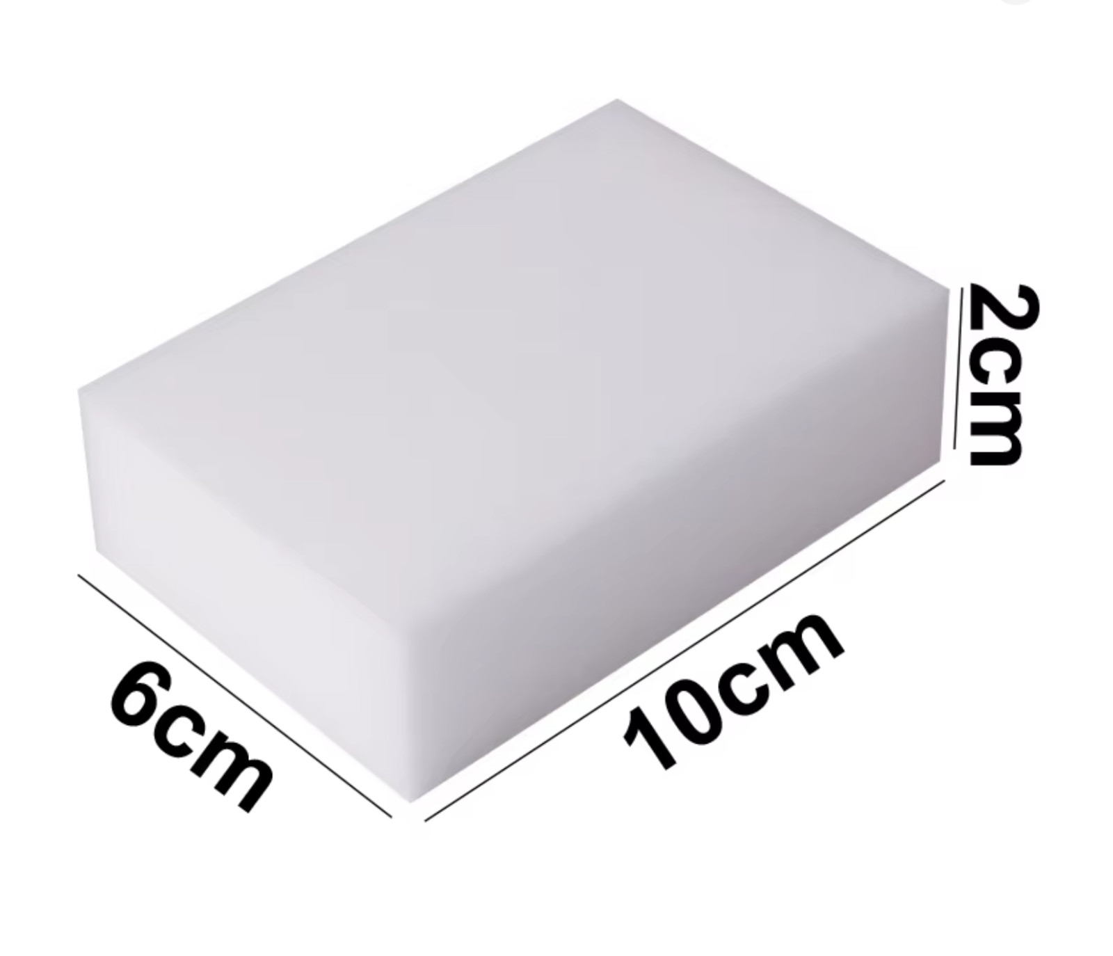 100 PCS Magic Sponge Eraser Bulk Pack 3/4″ Thick Melamine Cleaner