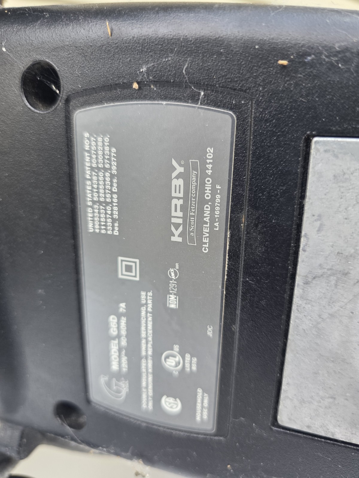 Kirby G6 2001 Limited Edition Vacuum Cleaner G6 Tested And In Great Working Cond
