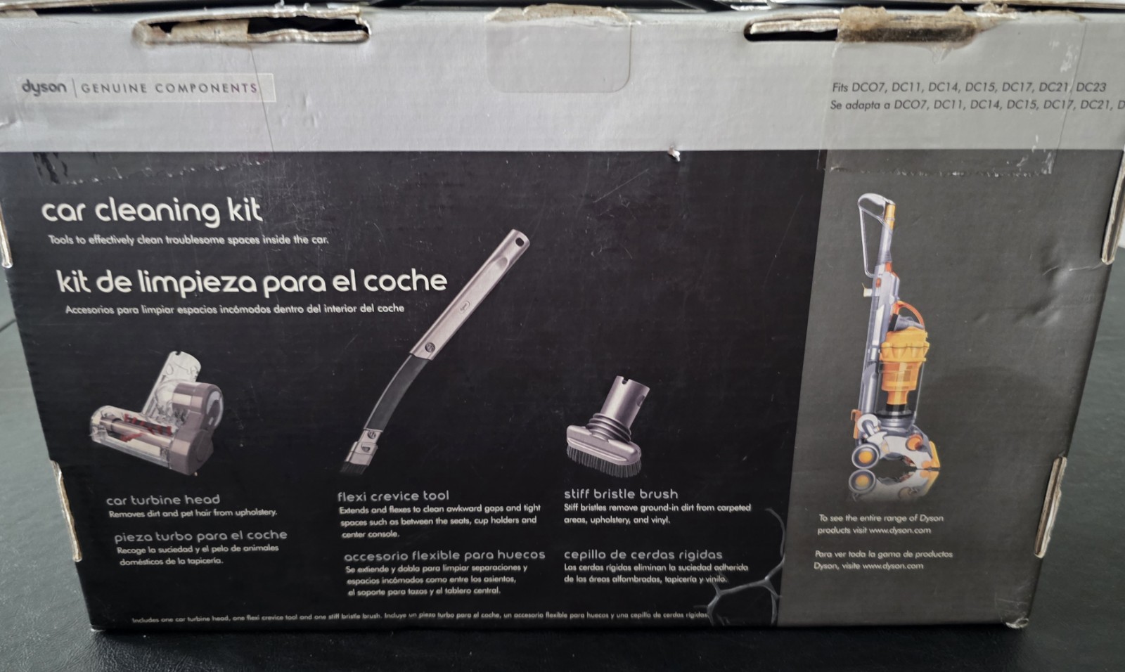 Genuine Dyson Vacuum Attachment Set Car Kit For – DC07,11,14,15,17,21,23 *READ*