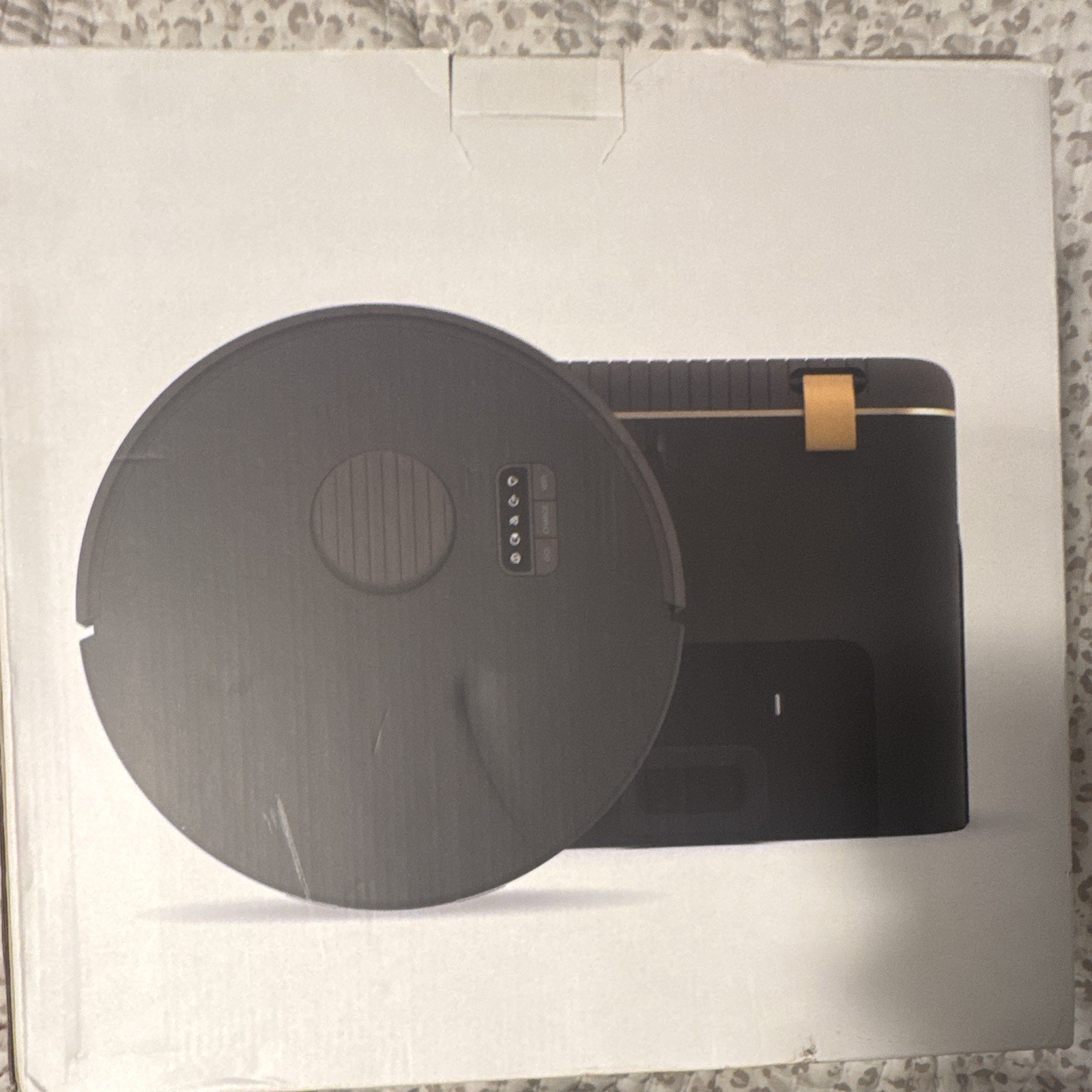 bObsweep Rock Robotic Vacuum & Mop Self-Emptying App Mapping Alexa Black