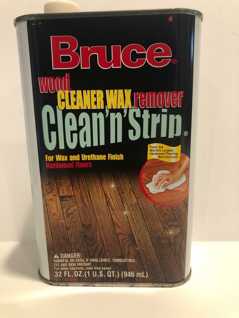 Bruce Wood Cleaner/Wax Remover, Clean ‘n’ Strip For Hardwood Floors – One Can