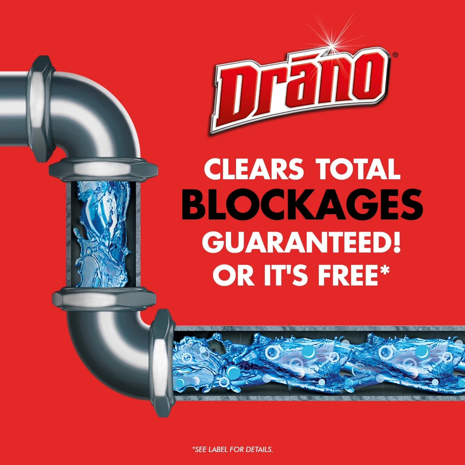 Drano Max Gel Drain Clog Remover 32 Oz, 160 Oz (2 Count), Unclogs Shower & Sink