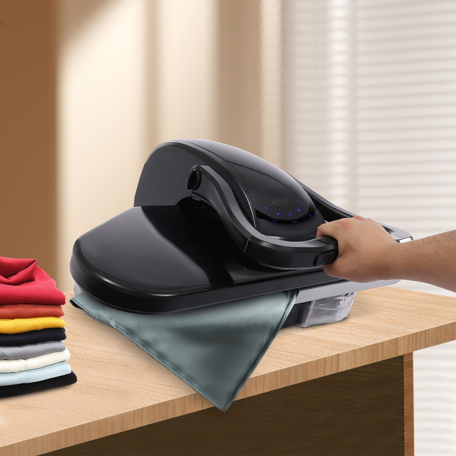Intelligent Steam Press Iron Machine for Clothes 1600W Digital Steam Press 392 ℉