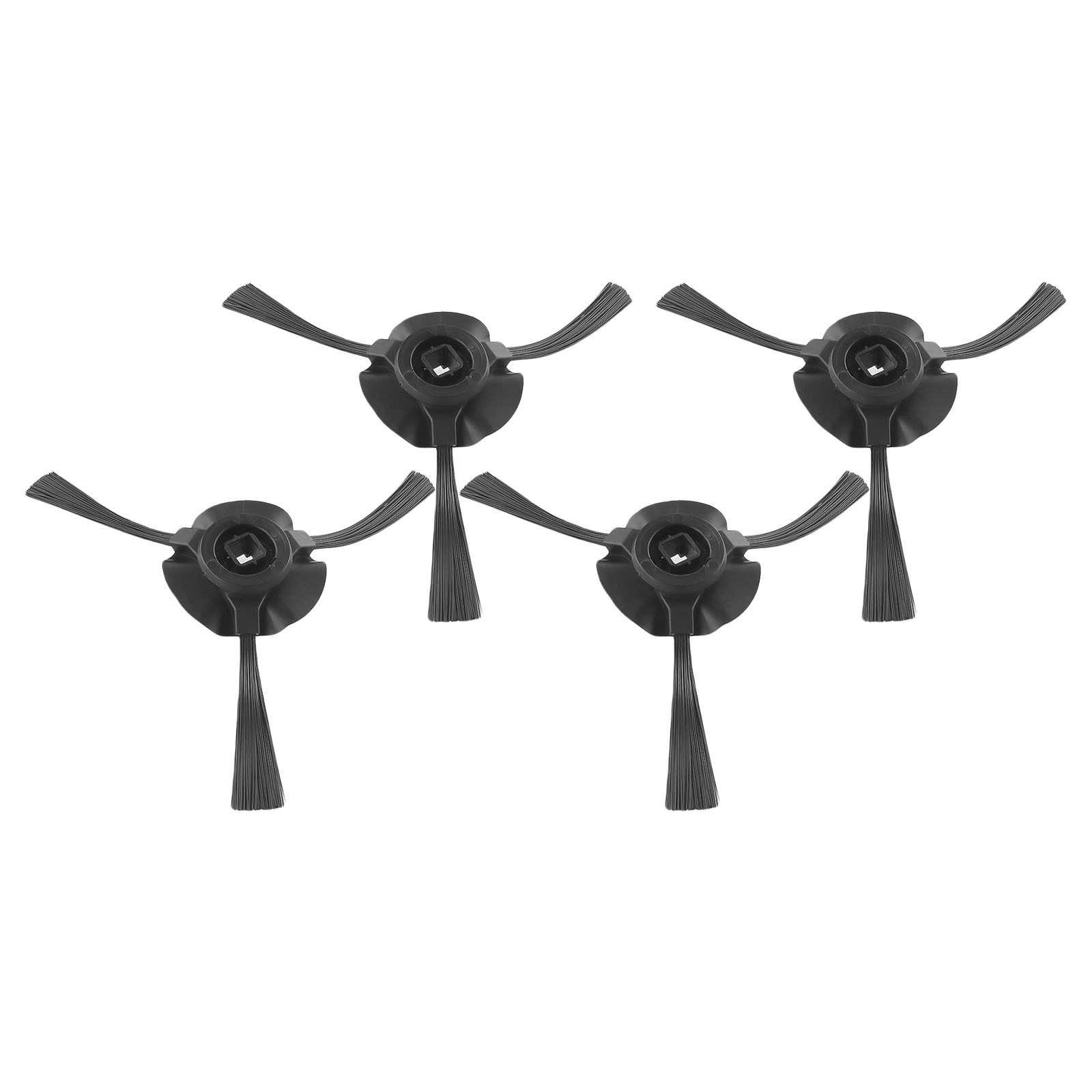 For Shark Side Brushes ABS+nylon Side Brush 4Pcs Black Brand New For Shark