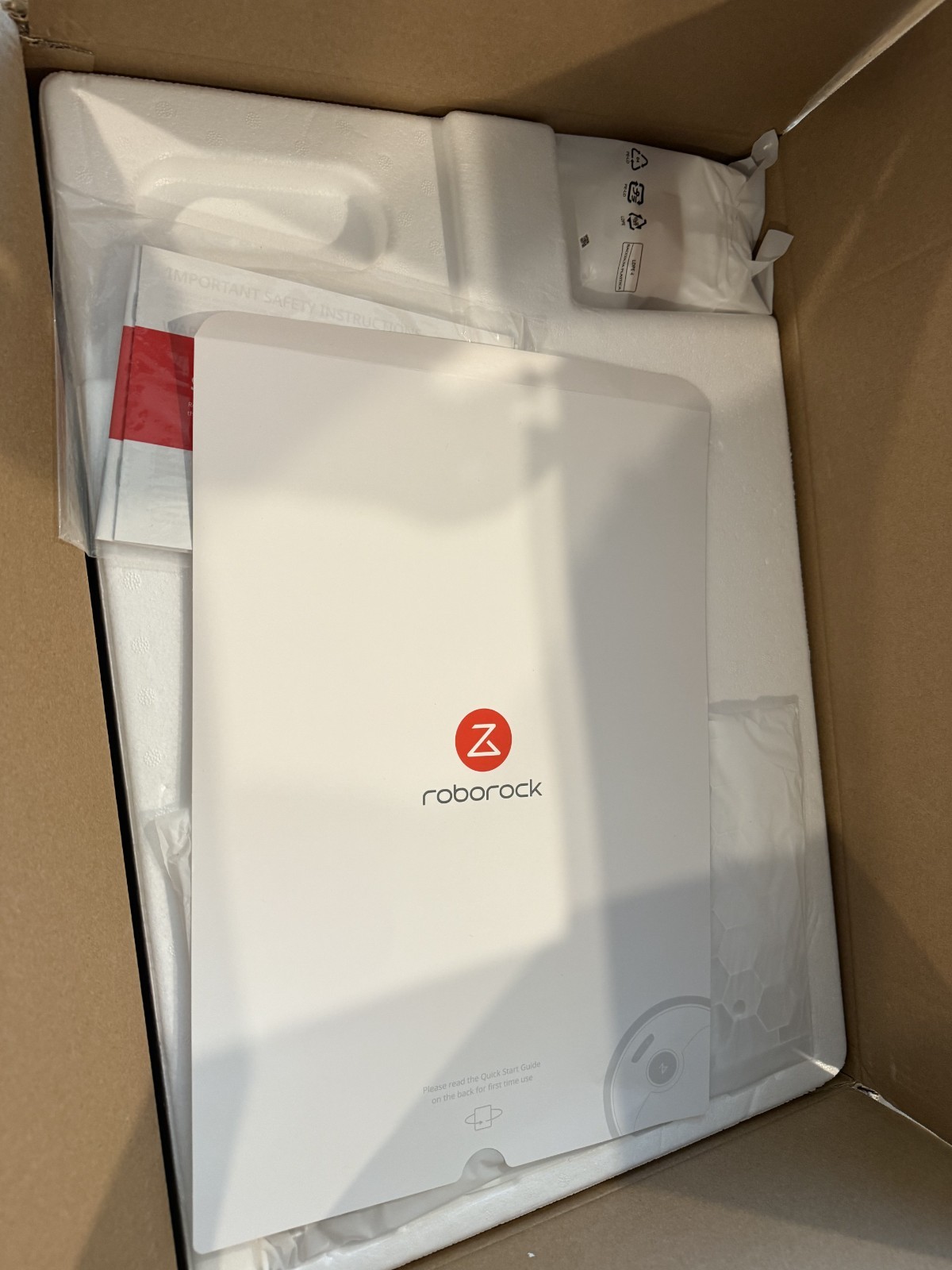 Roborock Qrevo Pro Robot Vacuum and Mop Cleaner Refurbished White Free Return