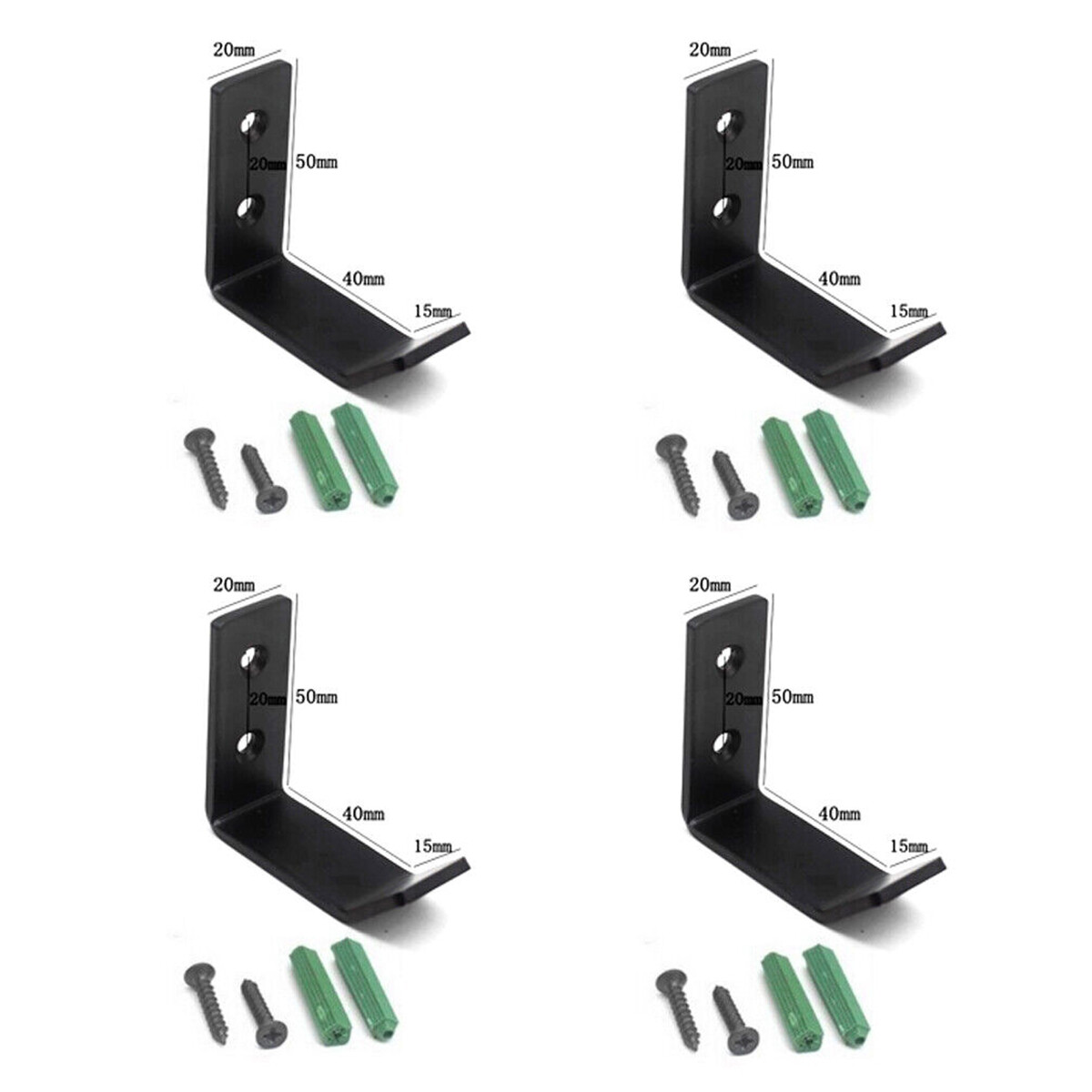 4PCS Headphone Hangers Display Stand Holder Steel Hooks Desk Headset Wall Mount