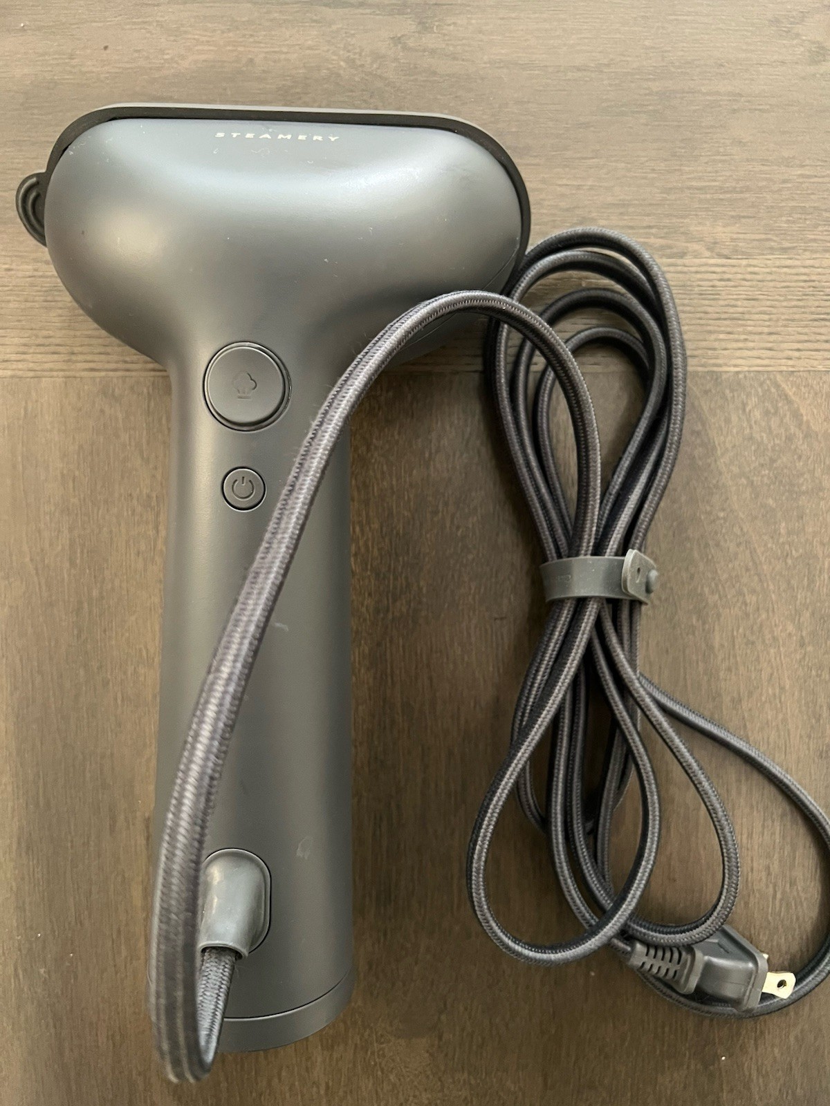 Steamery Cirrus 3 Handheld Clothes Steamer 1200W Heated Plate Charcoal