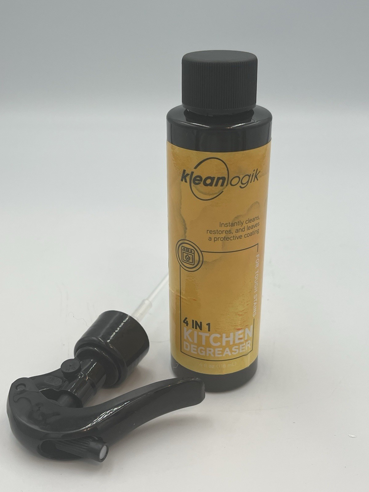 KleanLogik 4 In 1 Kitchen Degreaser 4 fl oz ~ Sealed
