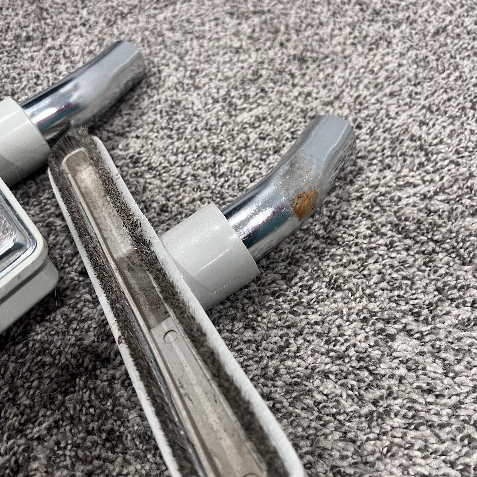 GENUINE Vacuflo central vacuum gray Hose Stair tool attachment Lot Of 2