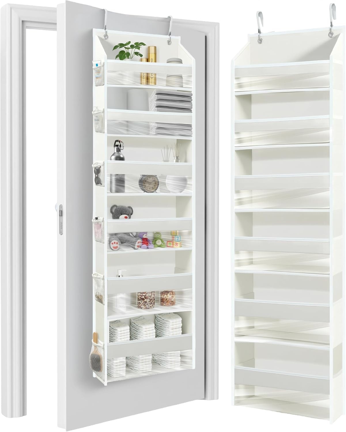 HOMELUX THEORY UPGRADED 6 Tiers Over The Door Organizer Hanging – 100D EXTRA….