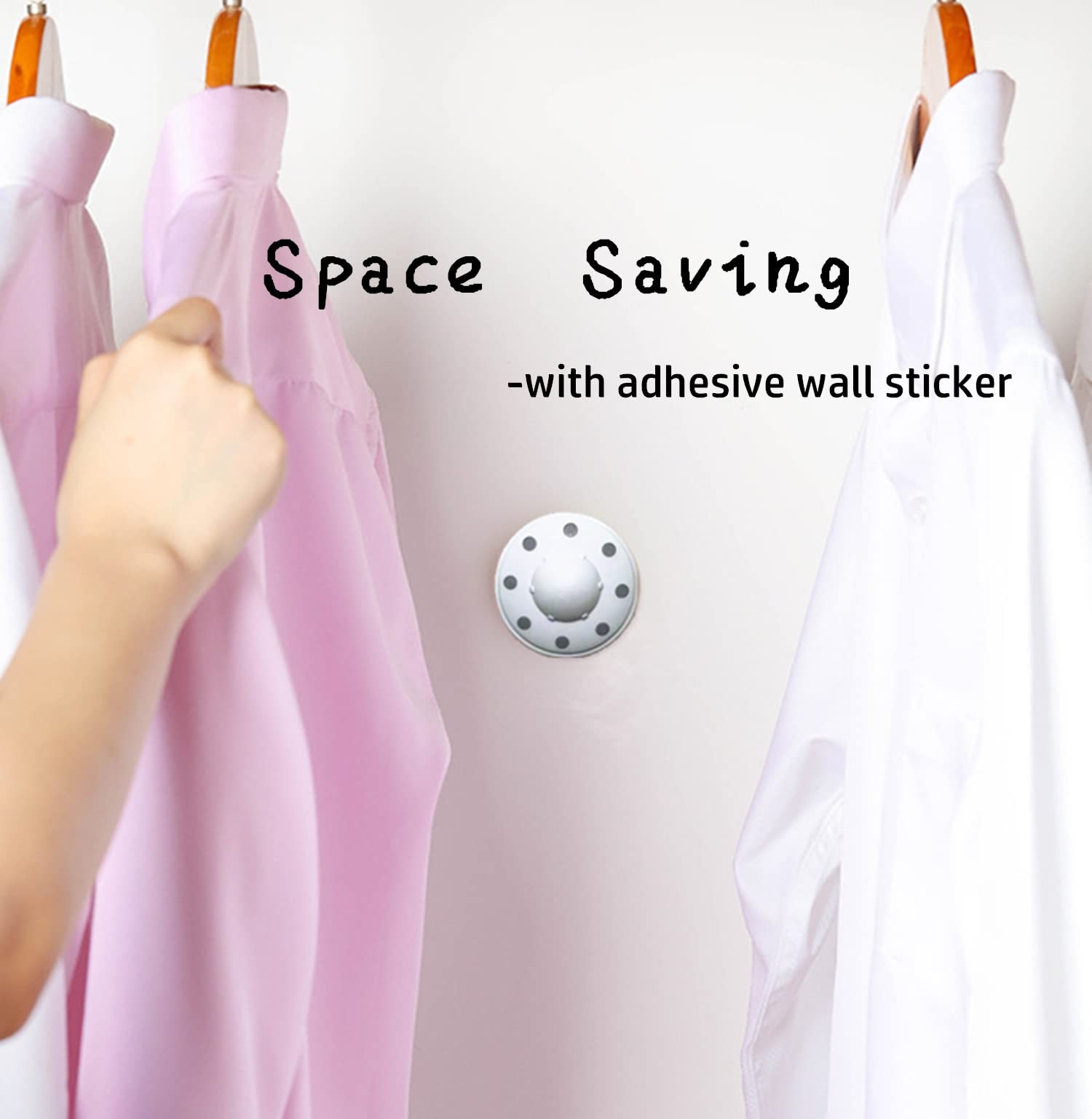 HomeNite 6 Pack Moth Ball Case with Adhesive Wall 6 Count (Pack of 1), White