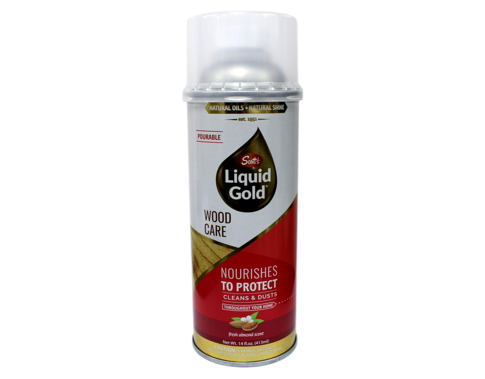 2 Pack Scott’s Liquid Gold Pourable Wood Care Furniture Polish and Cleaner 14 oz